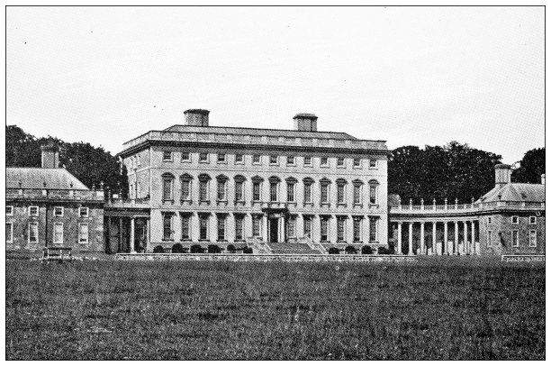 爱尔兰古色古香的旅行照片:塞尔布里奇的房子图片下载