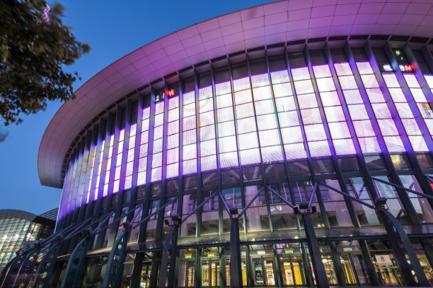 台湾台北大剧场夜景。图片下载