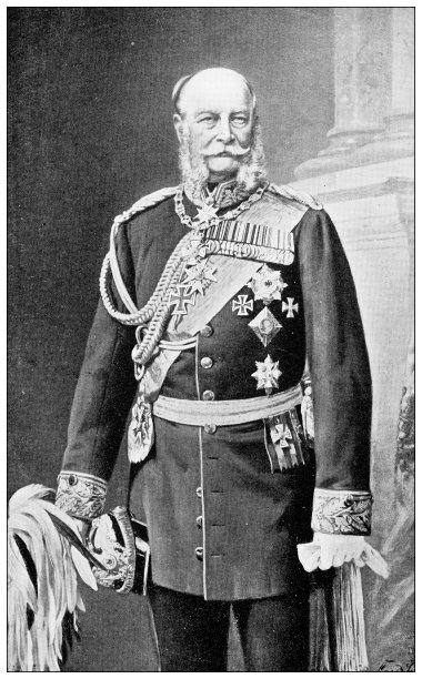 柏林和德国的古董旅行照片:威廉一世图片下载