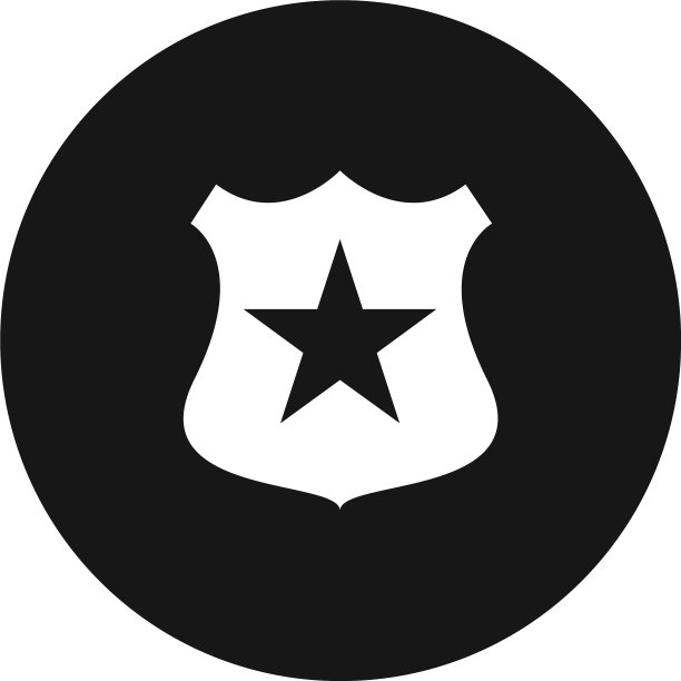 警徽图标，简约汽车标志图片下载