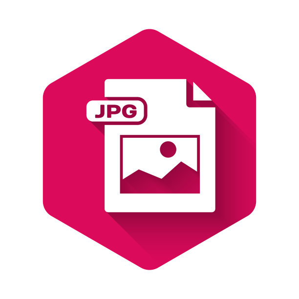 白色JPG文件下载按钮图片下载