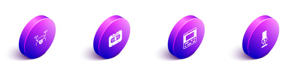 设置等距无人机飞行复古录音带图片下载