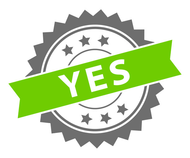 是的-印章，印鉴，印章模板。难看的东西效果。向量股票插图图片下载