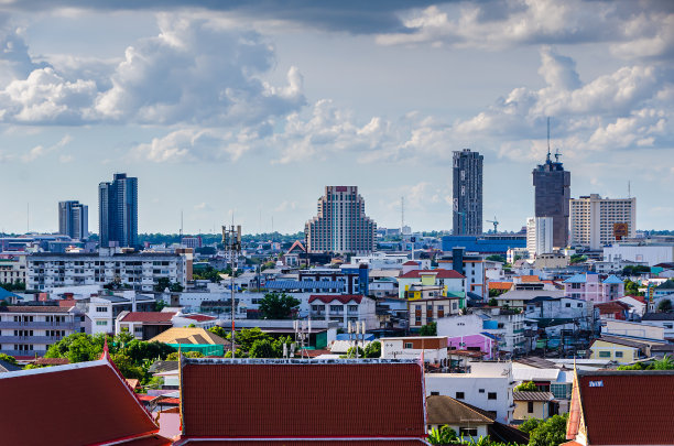 城市景观，泰国，孔敬-图片下载