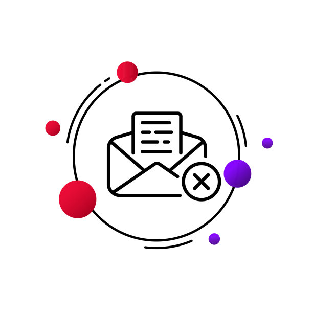 邮件图标。发送信件。查找错误。拒绝。信件已被阅读。信件更改。成功送达。电子邮件地址。单线风格。图片下载