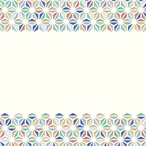 复制空间和三维图案，形成立体形状，带阴影图片下载