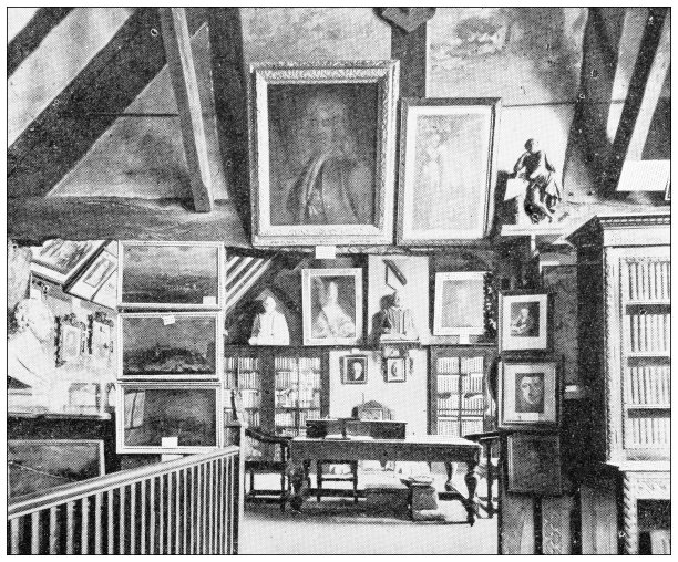 英国古玩旅行照片:莎士比亚图书馆图片下载