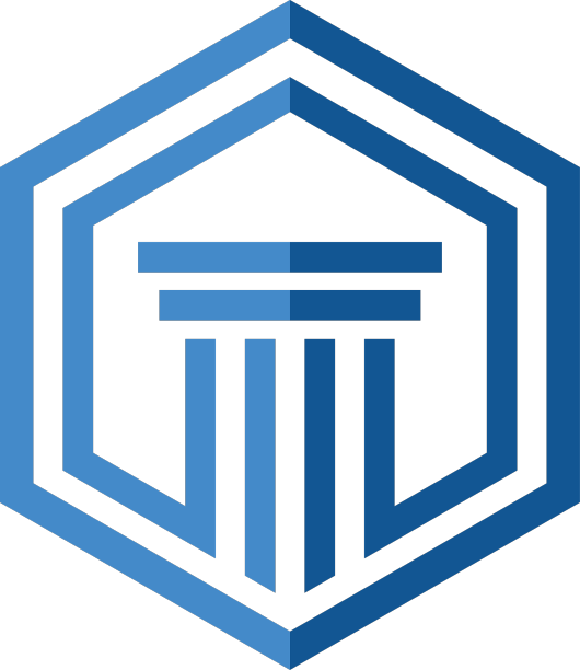 正义法律支柱现代标志图标图片下载