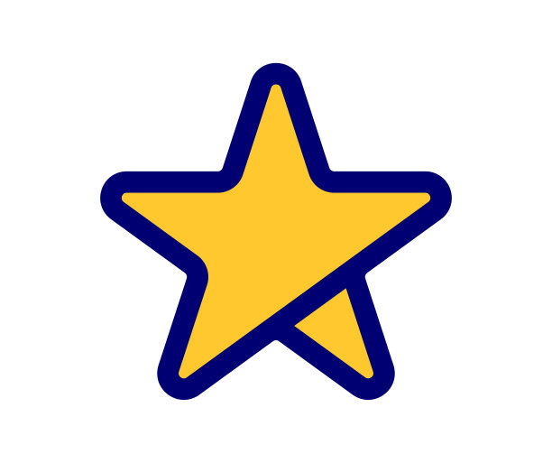 星星形状图标设计图片下载