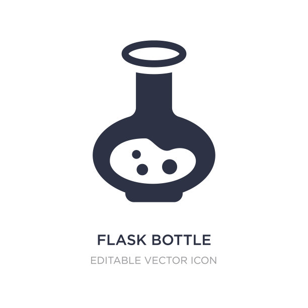 白色背景上的水瓶图标图片下载