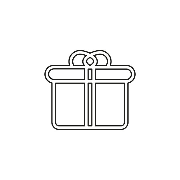 商业公司礼品盒标志图片下载