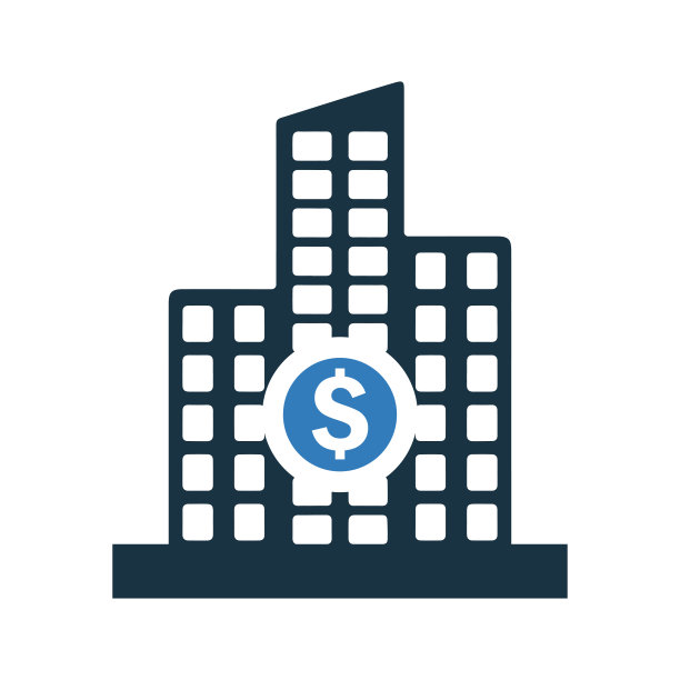 房屋贷款建筑图标简约矢量设计图片下载