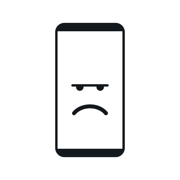 屏幕上有表情符号的智能手机图片下载