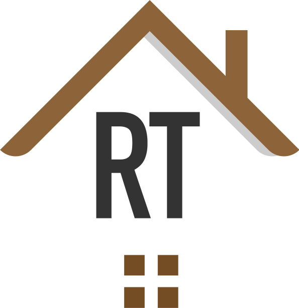首字母rt建筑标志设计模板图片下载