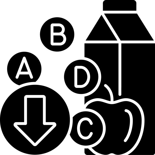 维生素缺乏症黑色字形图标图片下载