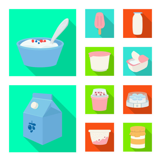 有机和乳糖图标图片下载