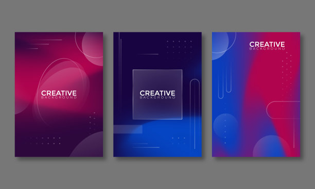 一套抽象模糊的蓝色和粉色梯度网格背景。可以用于登陆页，书籍封面，小册子，传单，杂志，任何品牌，横幅，标题，演示文稿，和墙纸背景图片下载