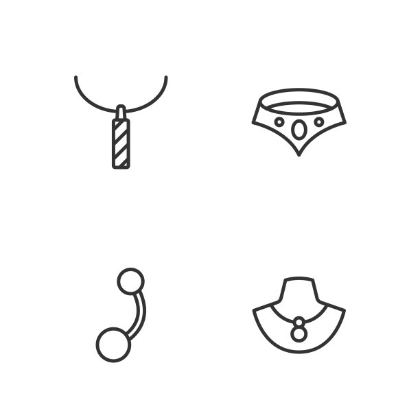 在人体模特的吊坠上设置线项链图片下载