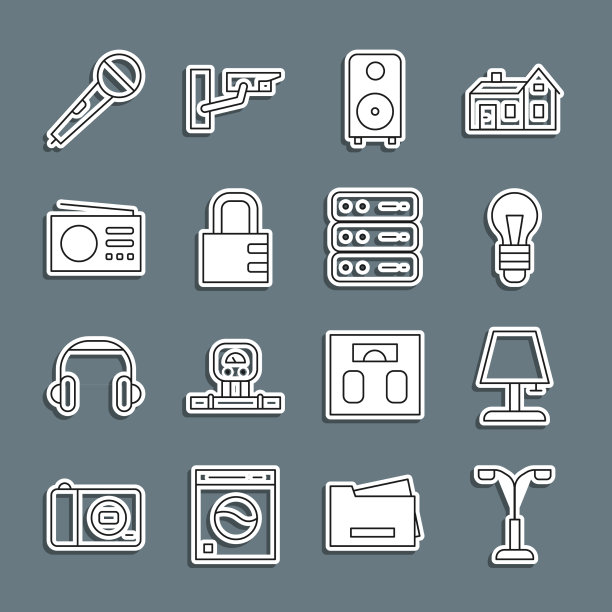 设置行路灯、台灯、灯泡图片下载