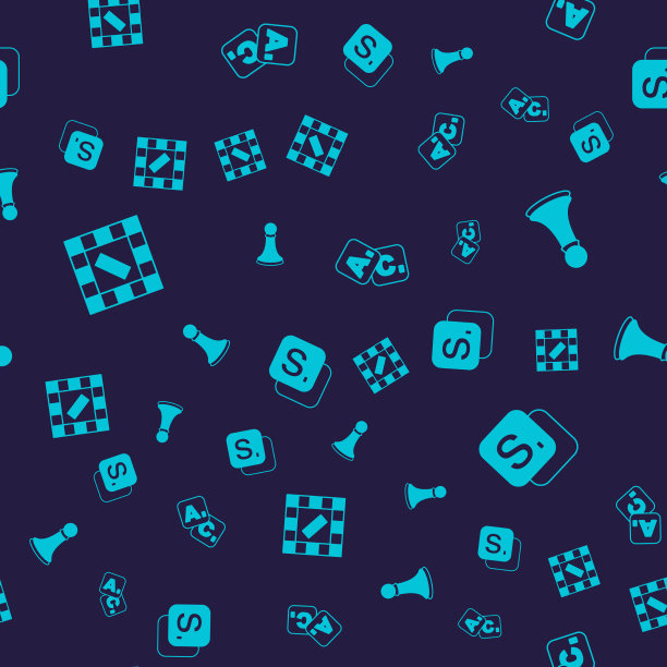 棋盘游戏，象棋，棋子，宾果和上无缝衔接图片下载