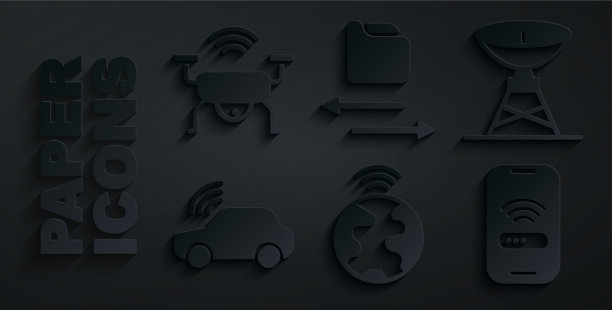 集全球科技卫星天线智能车图片下载