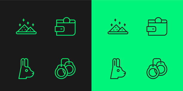 套线手铐兔耳魔粉图片下载