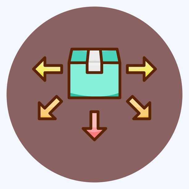 图标分布。适合教育象征。平的风格。简单的设计可编辑。设计模板向量。简单的说明图片下载