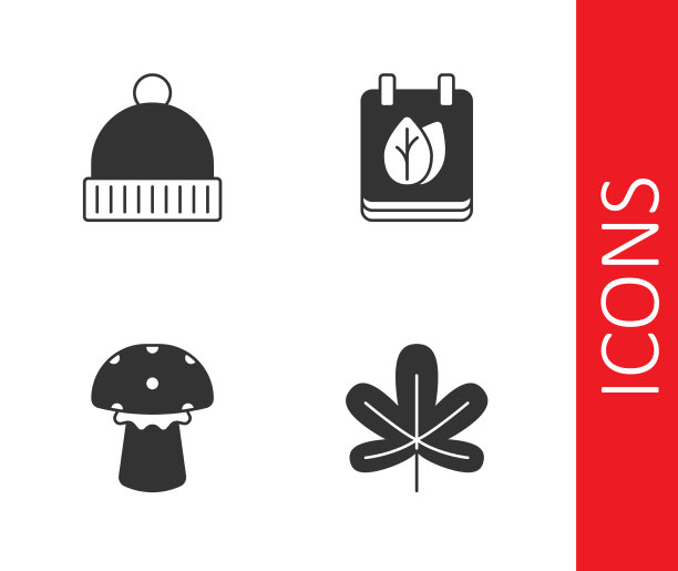 集栗叶冬帽菇和图片下载