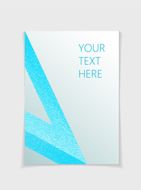 宣传册具有现代金属几何元素图片下载