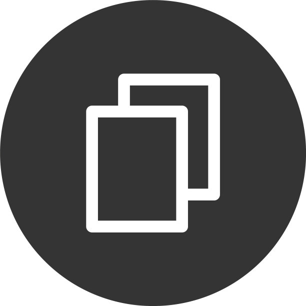 网站和移动设备上的现代风格文件图标图片下载