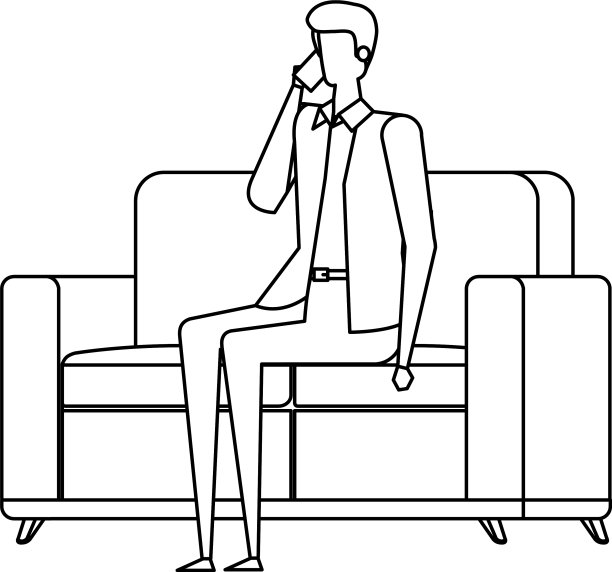 商人在用智能手机打电话图片下载