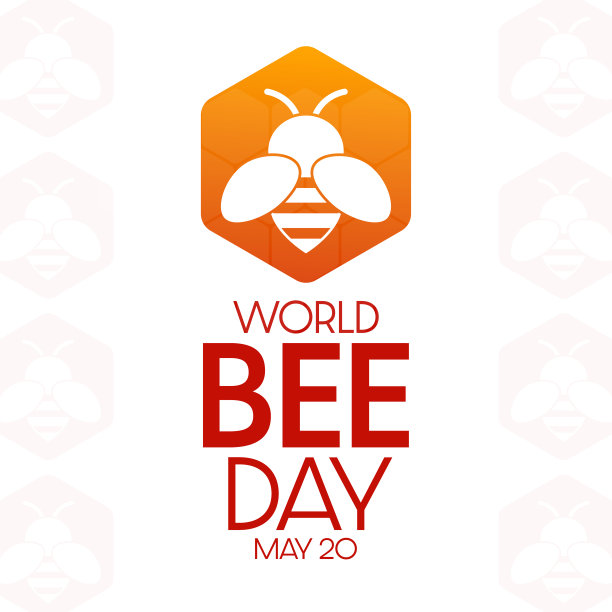 世界蜜蜂日。5月20日。矢量插图。节日的海报。图片下载
