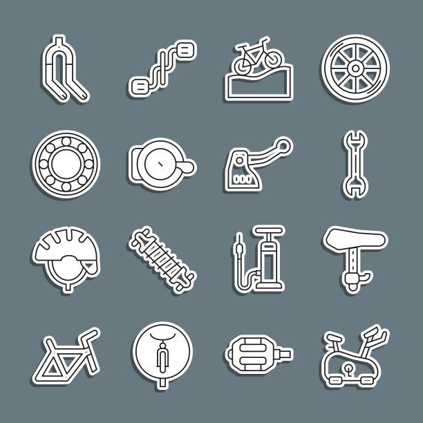 定线固定自行车车座扳手图片下载