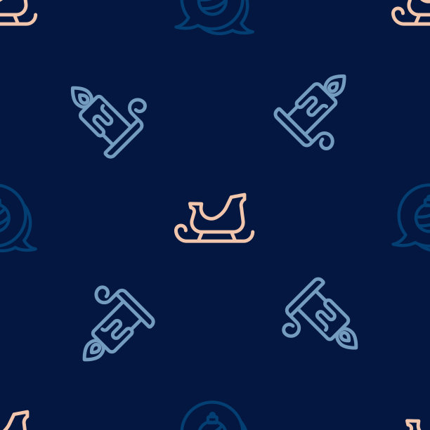 定线圣诞球燃烧蜡烛和圣诞老人图片下载