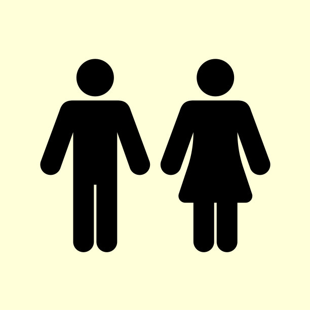 男女图标，浴室图标图片下载