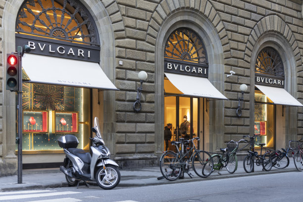 意大利佛罗伦萨的宝格丽专卖店图片下载