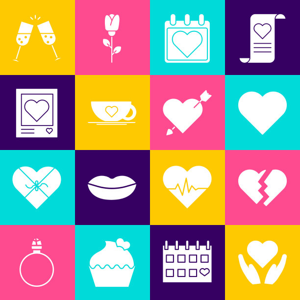 把心握在破碎的日历上图片下载