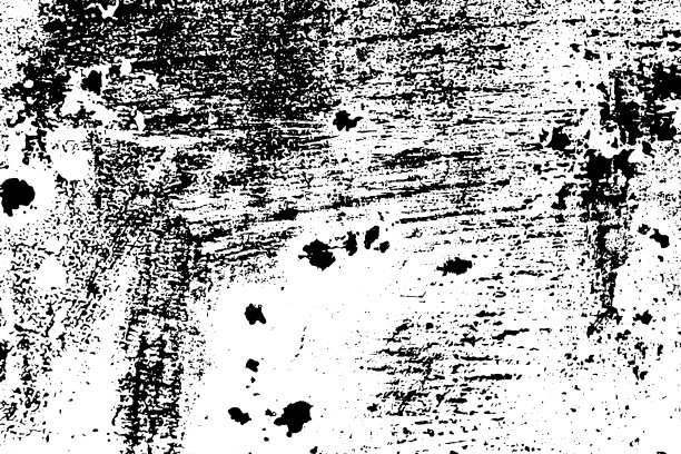 Grunge黑白划痕纹理背景。抽象杂乱而苦恼的元素。(向量)图片下载