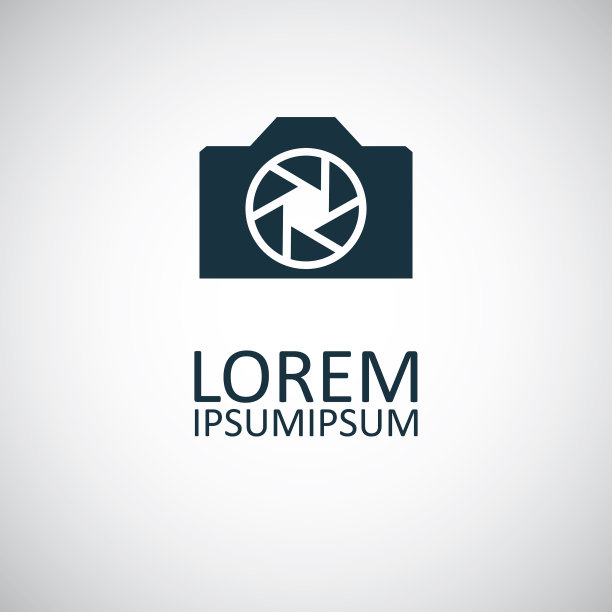 照片相机图标的web和UI在白色图片下载