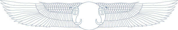 埃及带翅膀的太阳圆盘埃及装饰翅膀图片下载