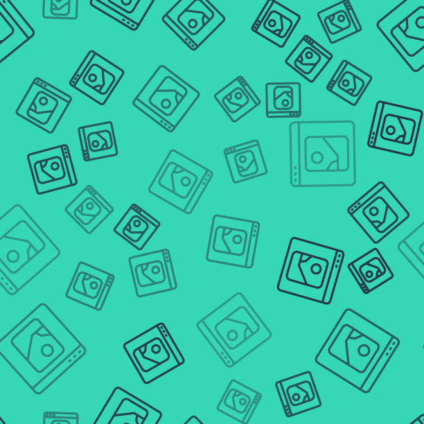 黑线照片修饰图标隔离无缝图片下载