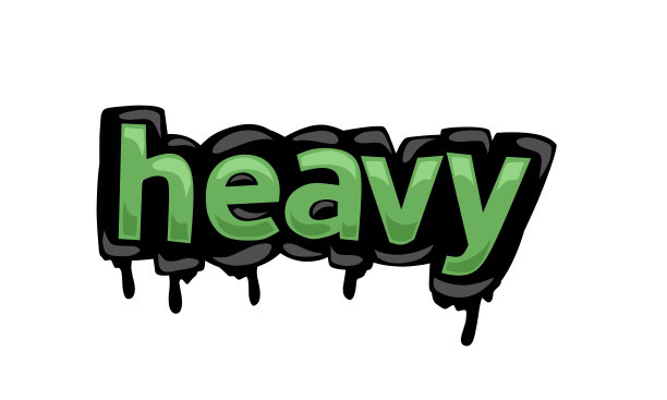 沉重的书写矢量设计在白色背景图片下载