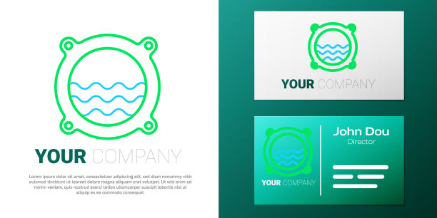 用铆钉和海景连接舷窗图片下载