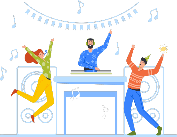 圣诞庆欢乐商贾在图片下载