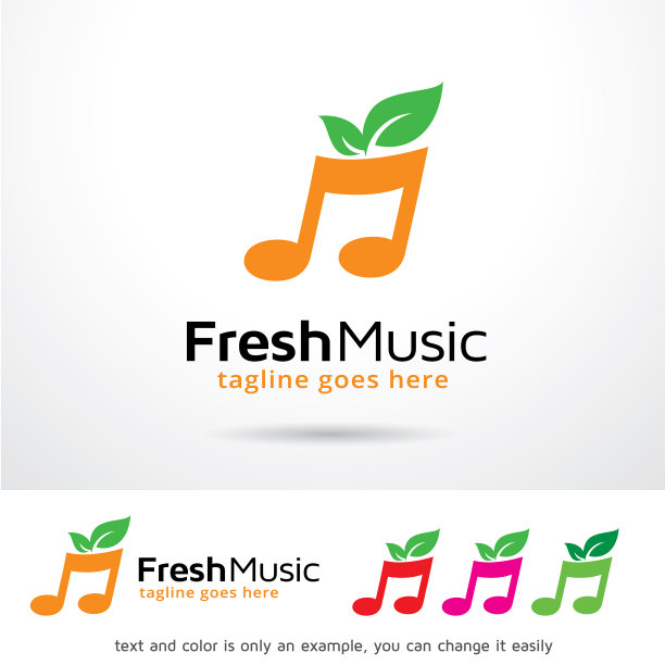 新鲜音乐logo模板图片下载