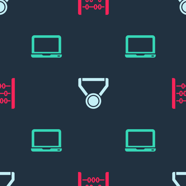 设置珠算奖牌和笔记本电脑的无缝模式图片下载