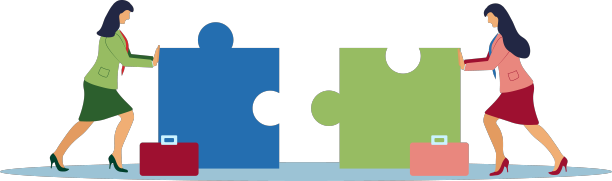 商业概念团队比喻人与人之间的联系图片下载