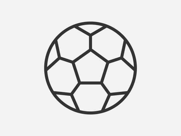 球玩具图标的白色背景线风格图片下载