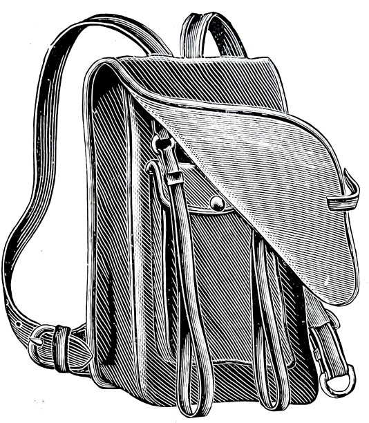 白色背景上的Neu旅游包图片下载