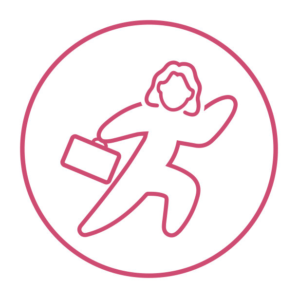 商务女性图标图片下载